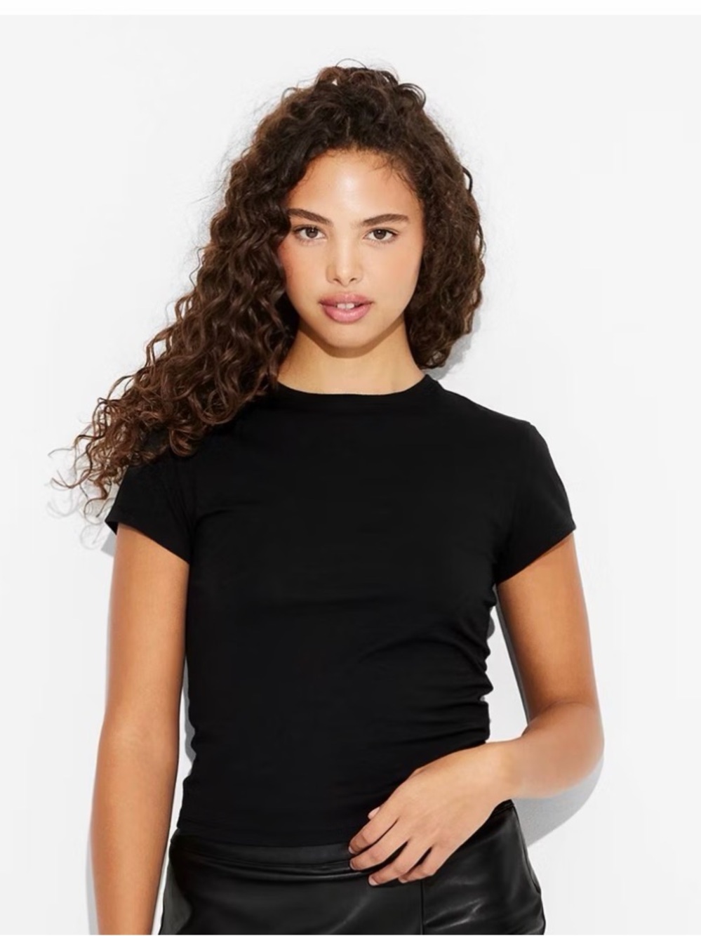 wild fable Black Short Sleeve Crewneck Tee